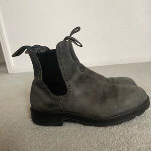 Blundstone Original High Top Boots - Rustic Black, Size 9.5 Womens